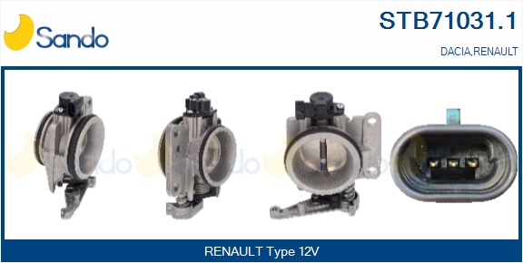 Corpo farfallato SANDO STB71031.1
