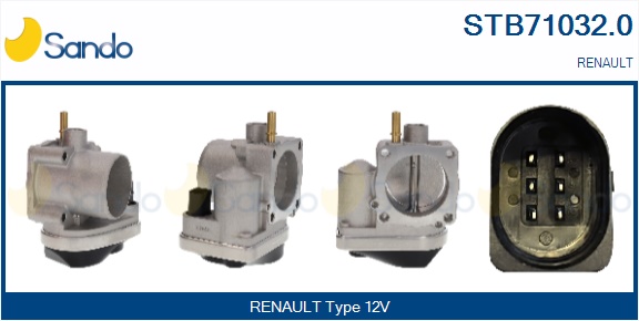 Corpo farfallato SANDO STB71032.0