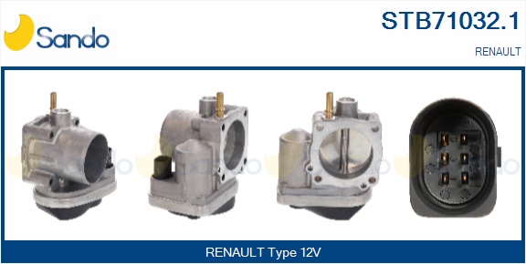 Corpo farfallato SANDO STB71032.1