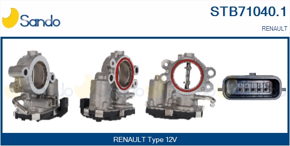 Corpo farfallato SANDO STB71040.1