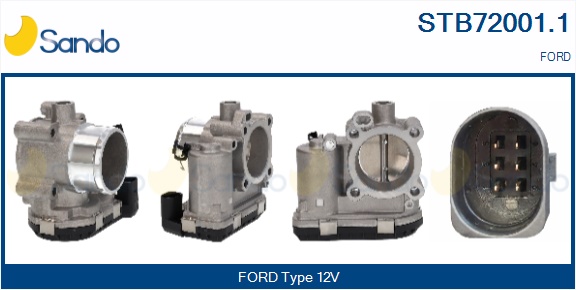 Corpo farfallato SANDO STB72001.1