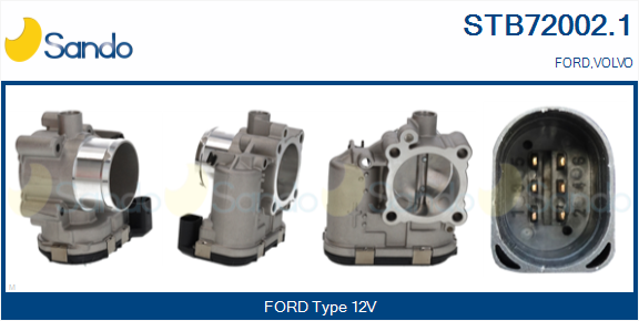 Corpo farfallato SANDO STB72002.1
