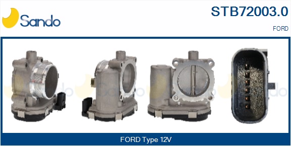 Corpo farfallato SANDO STB72003.0