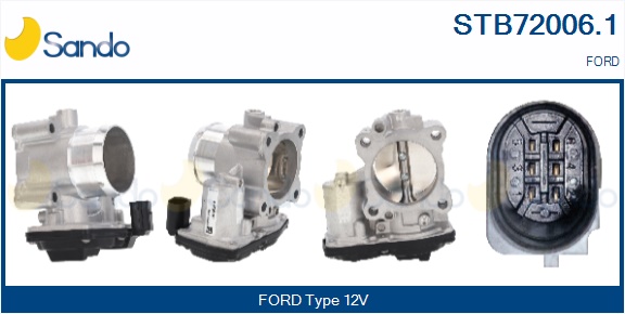 Corpo farfallato SANDO STB72006.1