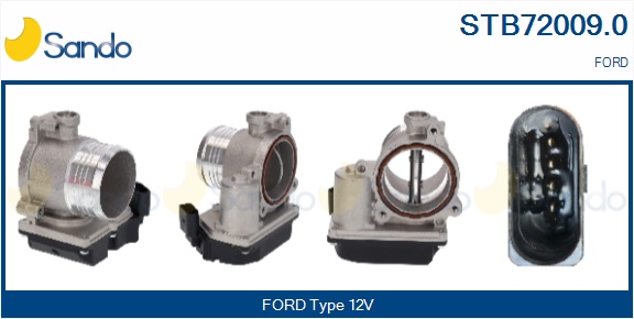 Corpo farfallato SANDO STB72009.0