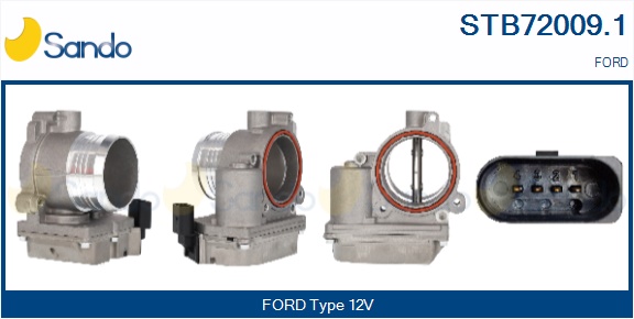Corpo farfallato SANDO STB72009.1