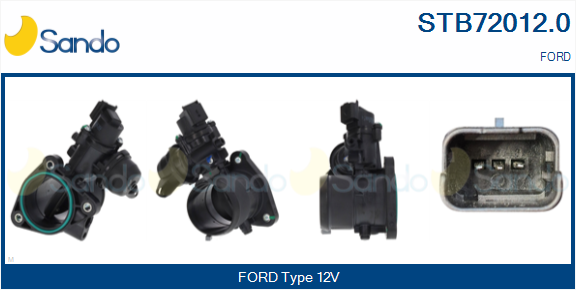 Corpo farfallato SANDO STB72012.0