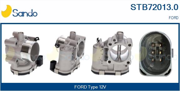 Corpo farfallato SANDO STB72013.0