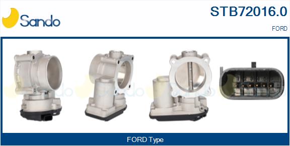 Corpo farfallato SANDO STB72016.0