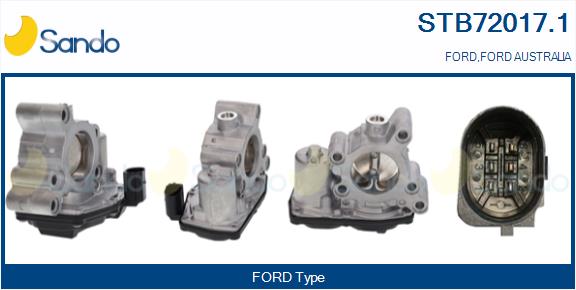 Corpo farfallato SANDO STB72017.1