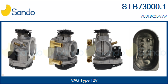 Corpo farfallato SANDO STB73000.1