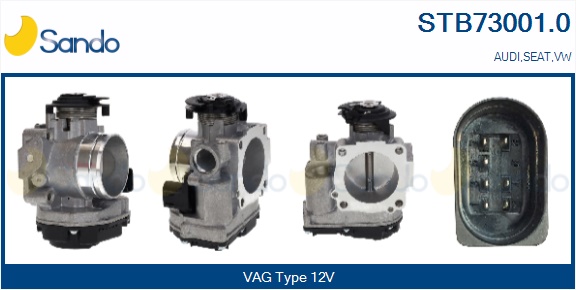 Corpo farfallato SANDO STB73001.0