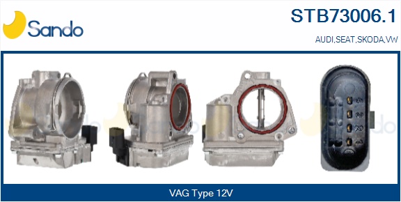 Corpo farfallato SANDO STB73006.1
