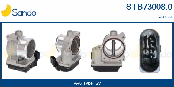 Corpo farfallato SANDO STB73008.0
