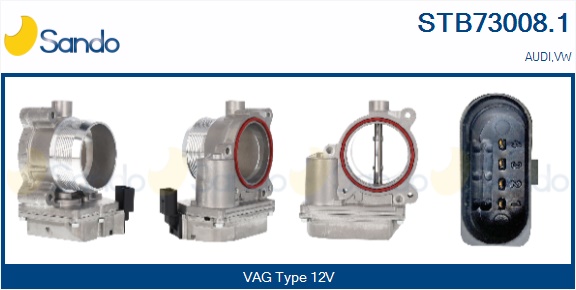 Corpo farfallato SANDO STB73008.1