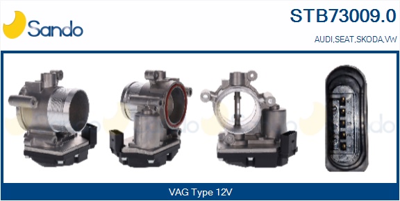 Corpo farfallato SANDO STB73009.0