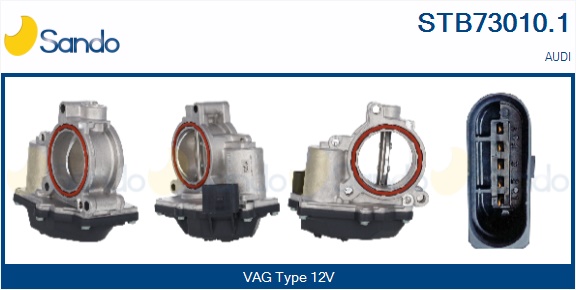 Corpo farfallato SANDO STB73010.1