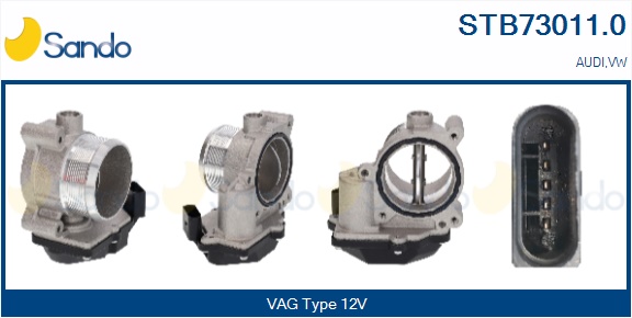 Corpo farfallato SANDO STB73011.0