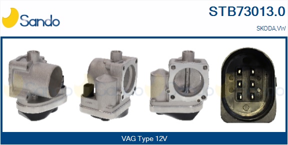 Corpo farfallato SANDO STB73013.0