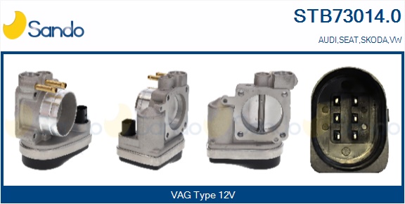 Corpo farfallato SANDO STB73014.0