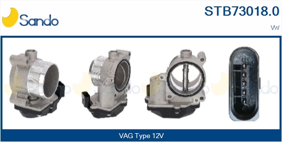 Corpo farfallato SANDO STB73018.0