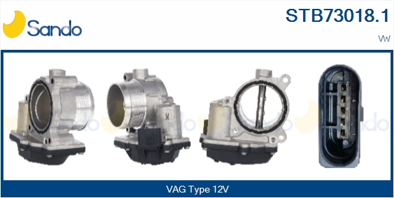 Corpo farfallato SANDO STB73018.1