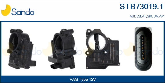 Corpo farfallato SANDO STB73019.1