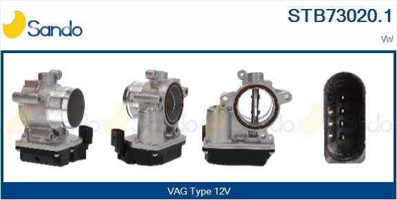 Corpo farfallato SANDO STB73020.1
