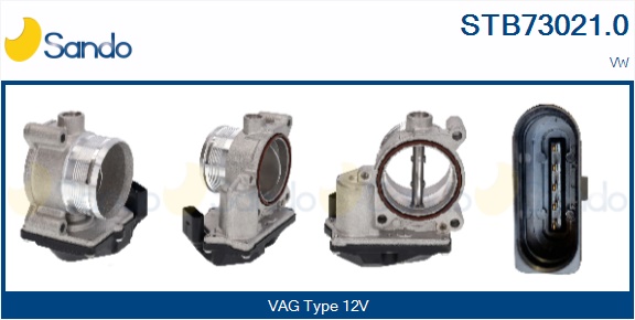 Corpo farfallato SANDO STB73021.0