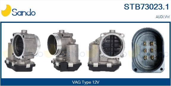 Corpo farfallato SANDO STB73023.1