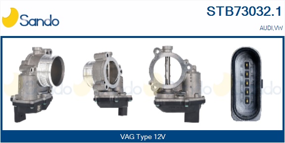 Corpo farfallato SANDO STB73032.1