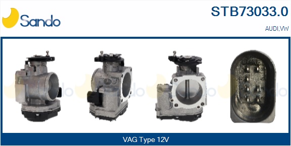 Corpo farfallato SANDO STB73033.0