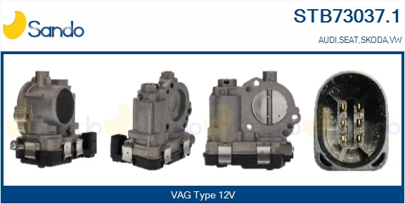 Corpo farfallato SANDO STB73037.1