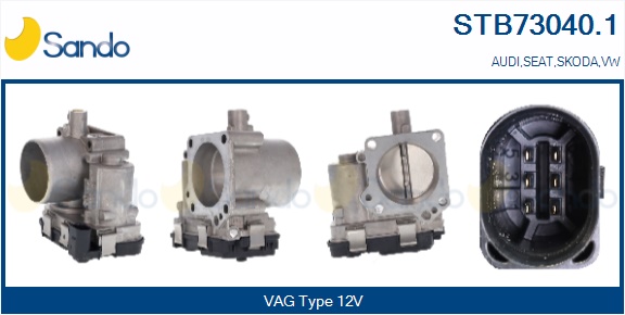 Corpo farfallato SANDO STB73040.1