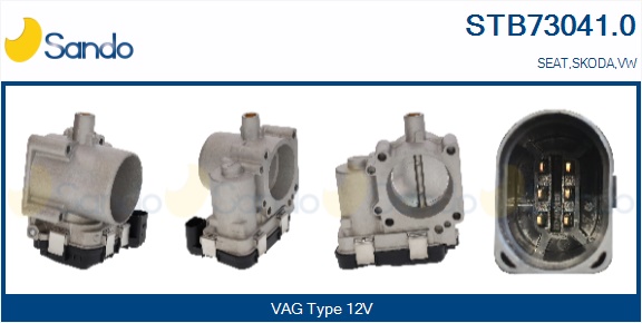 Corpo farfallato SANDO STB73041.0