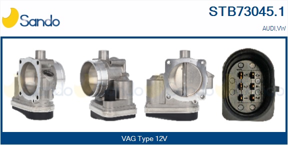 Corpo farfallato SANDO STB73045.1