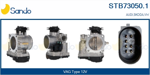 Corpo farfallato SANDO STB73050.1