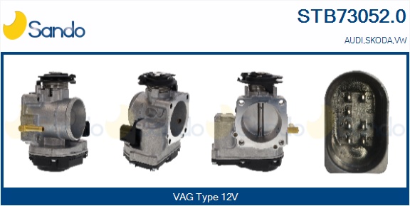 Corpo farfallato SANDO STB73052.0