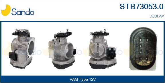 Corpo farfallato SANDO STB73053.0