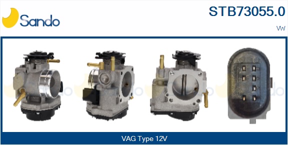 Corpo farfallato SANDO STB73055.0