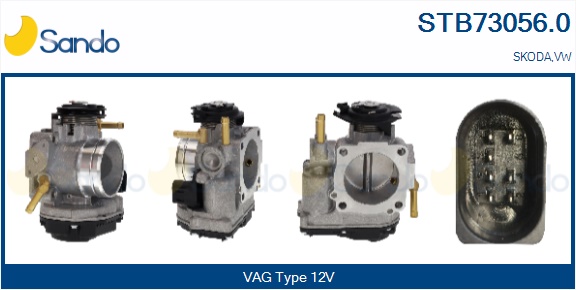 Corpo farfallato SANDO STB73056.0
