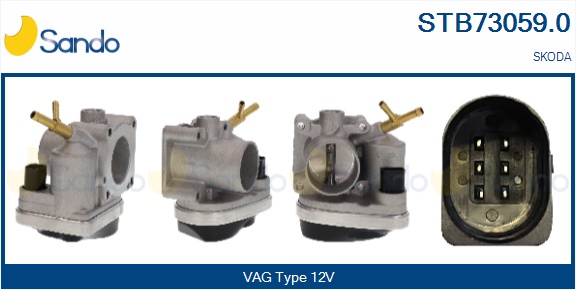 Corpo farfallato SANDO STB73059.0