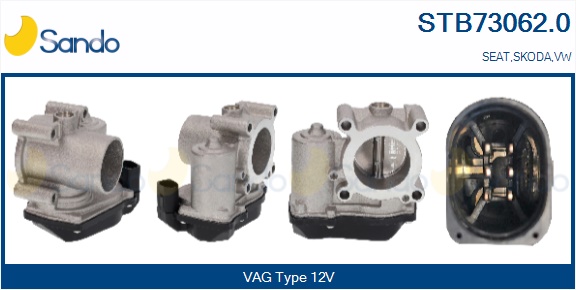 Corpo farfallato SANDO STB73062.0