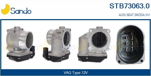 Corpo farfallato SANDO STB73063.0