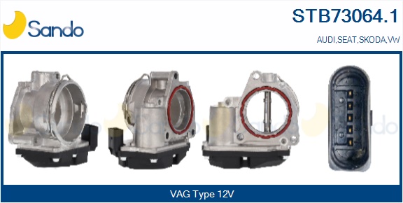 Corpo farfallato SANDO STB73064.1