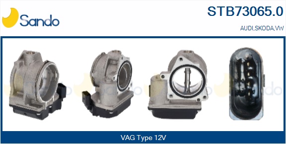 Corpo farfallato SANDO STB73065.0