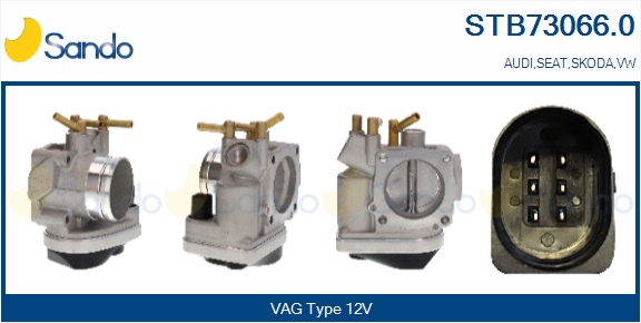 Corpo farfallato SANDO STB73066.0