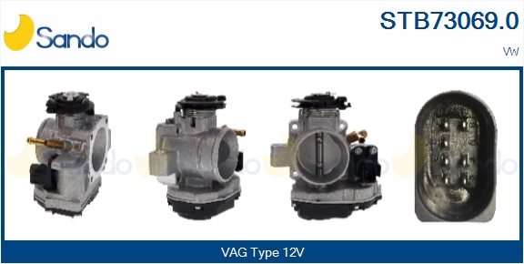 Corpo farfallato SANDO STB73069.0