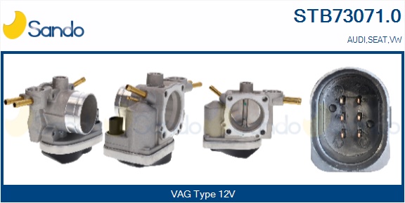 Corpo farfallato SANDO STB73071.0
