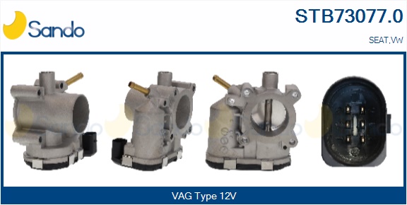 Corpo farfallato SANDO STB73077.0